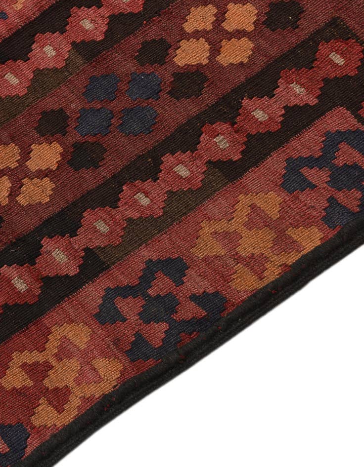 Detail image of  2' 10 x 14' 6  Hand Woven Kilim Fars Wool Runner Rug