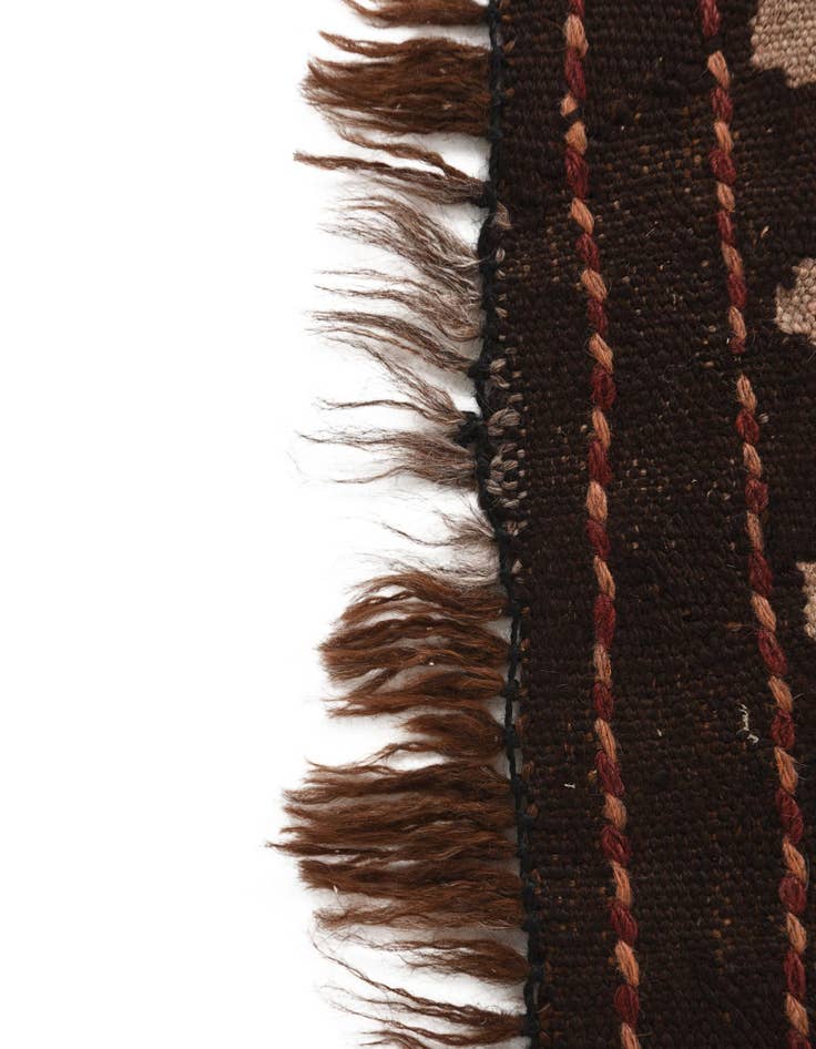 Detail image of  2' 10 x 14' 6  Hand Woven Kilim Fars Wool Runner Rug