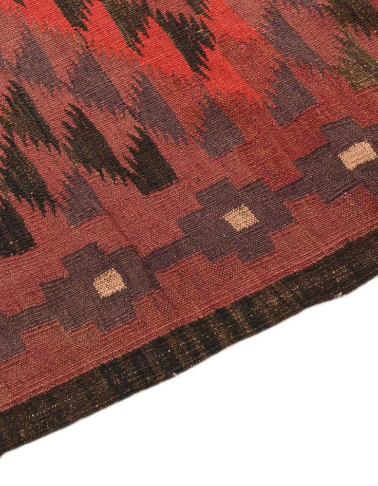 Detail image of 4' x 12' 3 Hand Woven Kilim Fars Wool Runner Rug