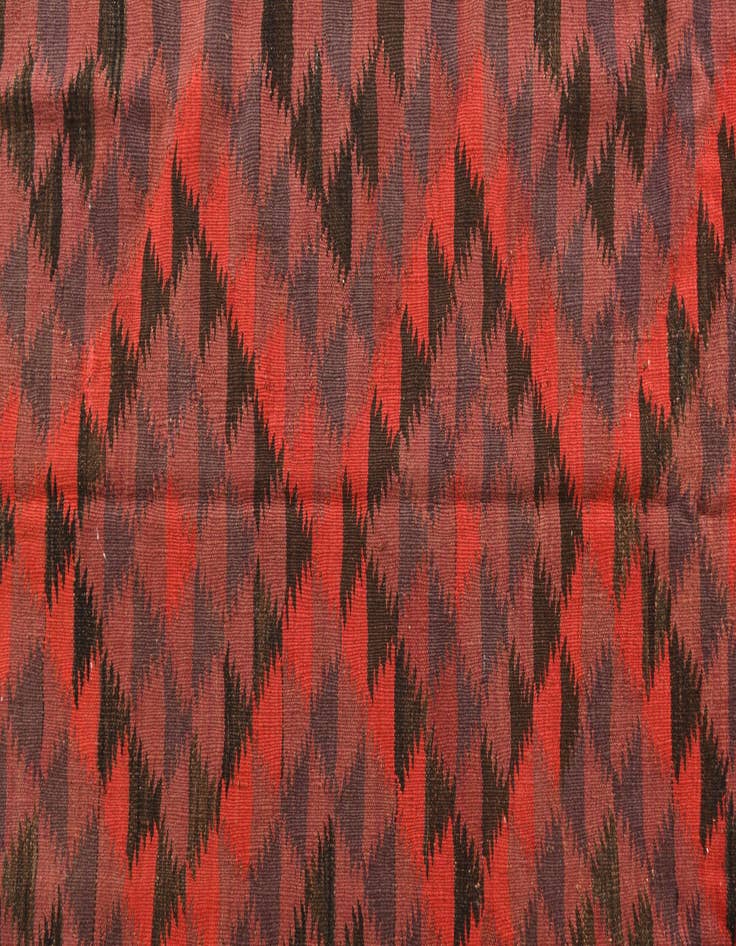 Detail image of 4' x 12' 3 Hand Woven Kilim Fars Wool Runner Rug