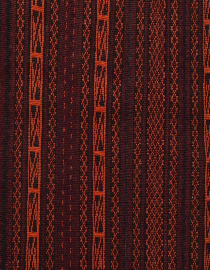 Detail image of  3' 4 x 9' 8  Hand Woven Kilim Fars Wool Runner Rug