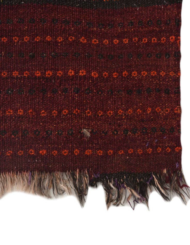 Detail image of  3' 4 x 9' 8  Hand Woven Kilim Fars Wool Runner Rug