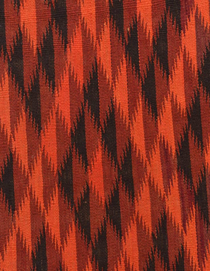 Detail image of  4' 4 x 12' 1  Hand Woven Kilim Fars Wool Runner Rug