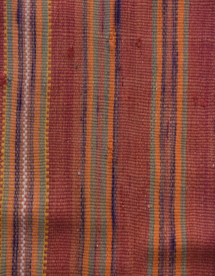 Detail image of  4' 3 x 9' 1  Hand Woven Kilim Fars Wool Runner Rug