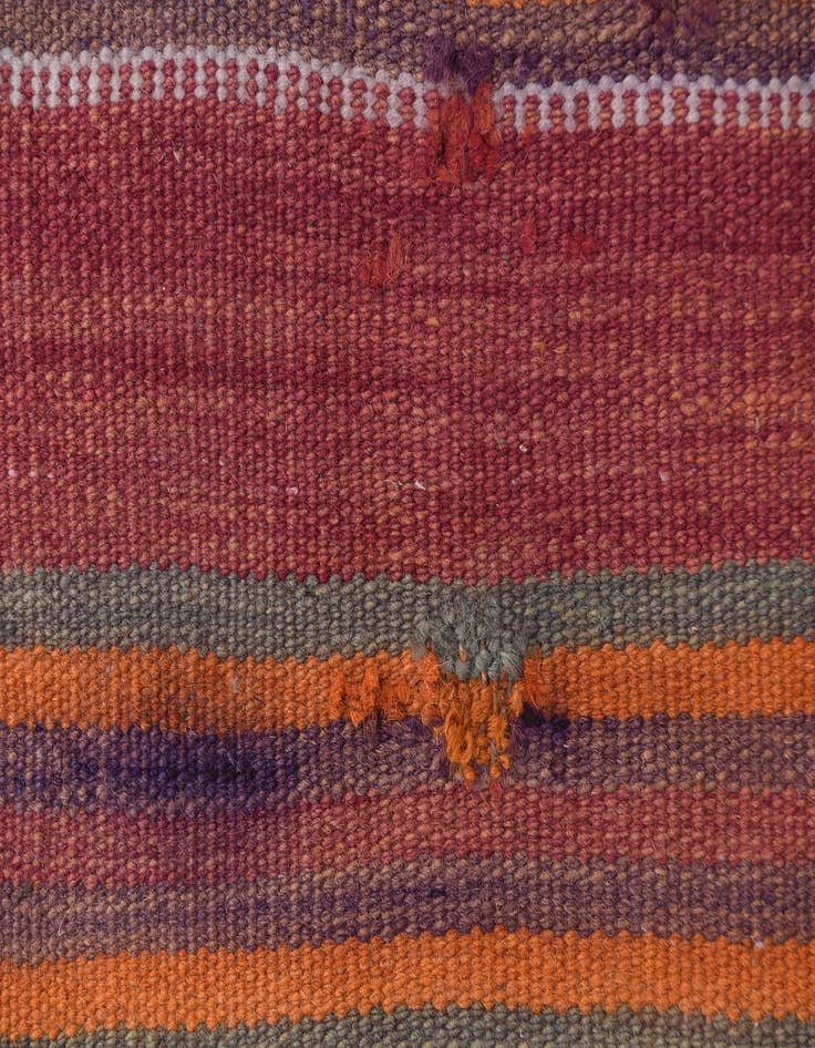 Detail image of  4' 3 x 9' 1  Hand Woven Kilim Fars Wool Runner Rug