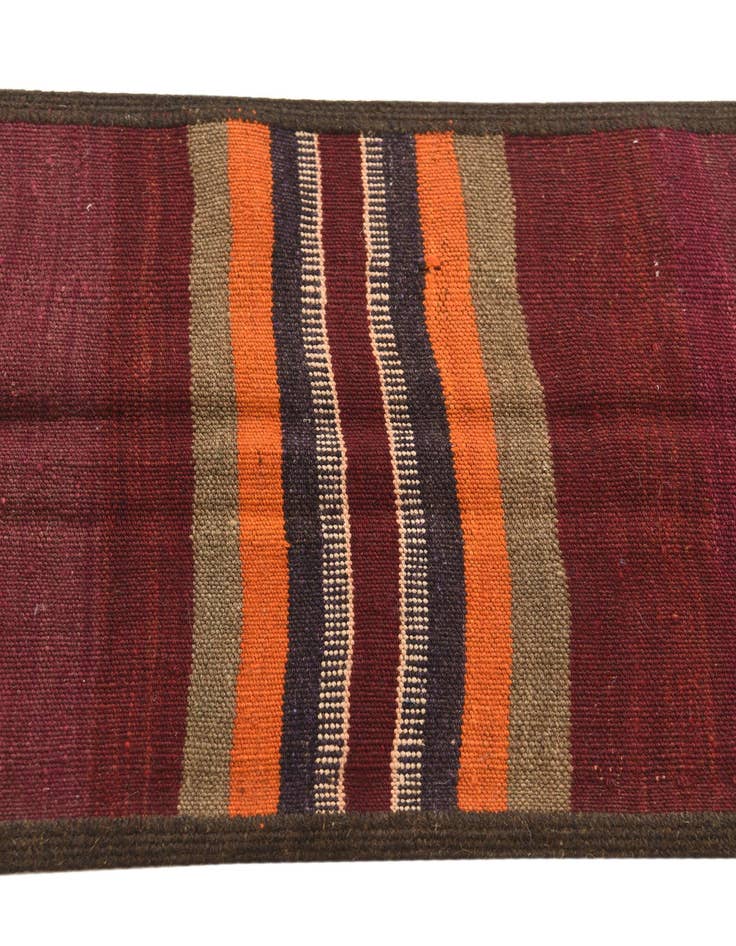 Detail image of 1' 9 x 9' Hand Woven Kilim Fars Wool Runner Rug