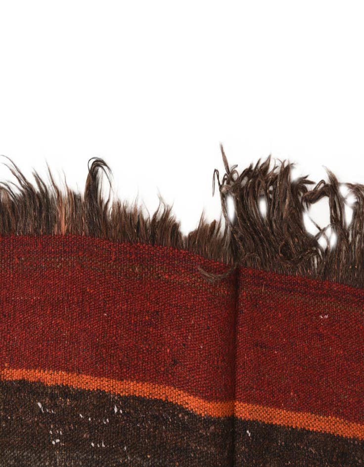 Detail image of  4' 6 x 14' 5  Hand Woven Kilim Fars Wool Runner Rug