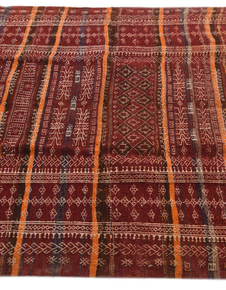 Detail image of  4' 9 x 10' 3  Hand Woven Kilim Fars Wool Runner Rug