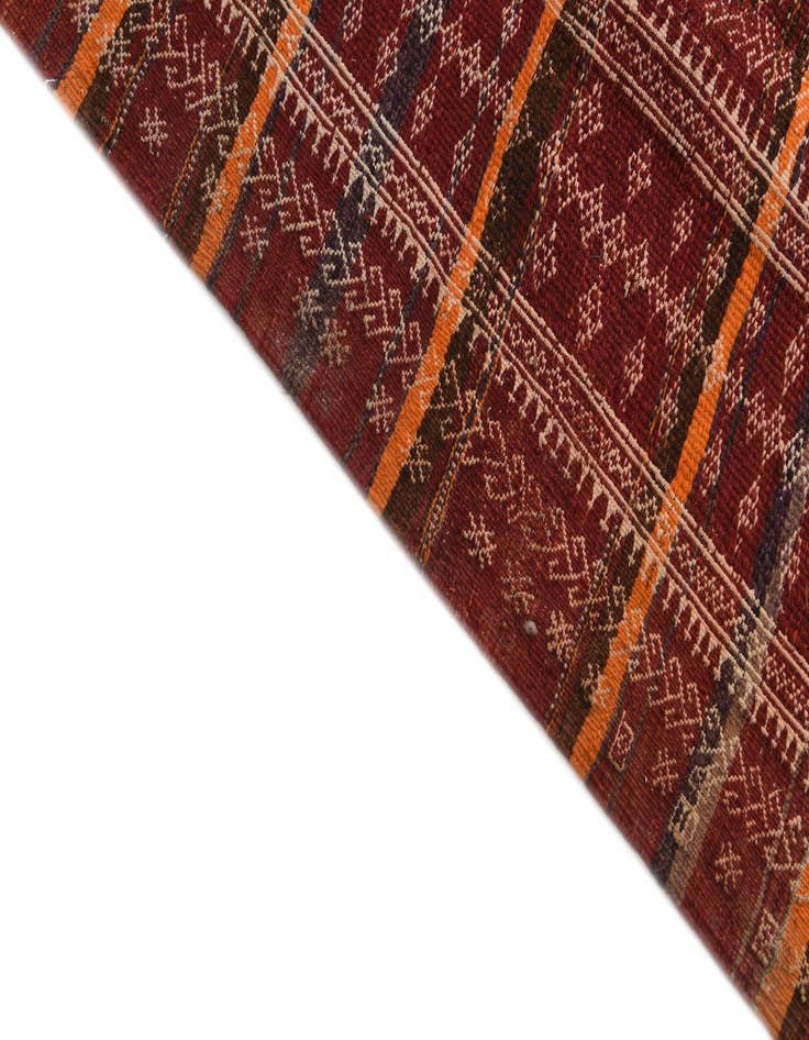 Detail image of  4' 9 x 10' 3  Hand Woven Kilim Fars Wool Runner Rug