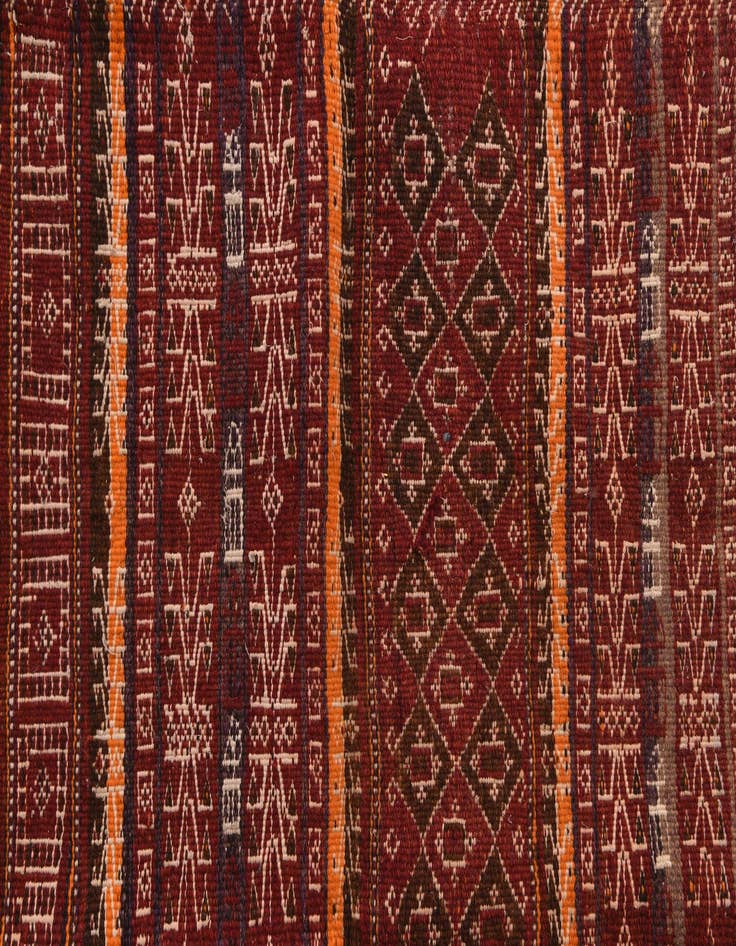 Detail image of  4' 9 x 10' 3  Hand Woven Kilim Fars Wool Runner Rug