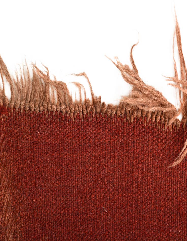 Detail image of  4' 5 x 14' 10  Hand Woven Kilim Fars Wool Runner Rug