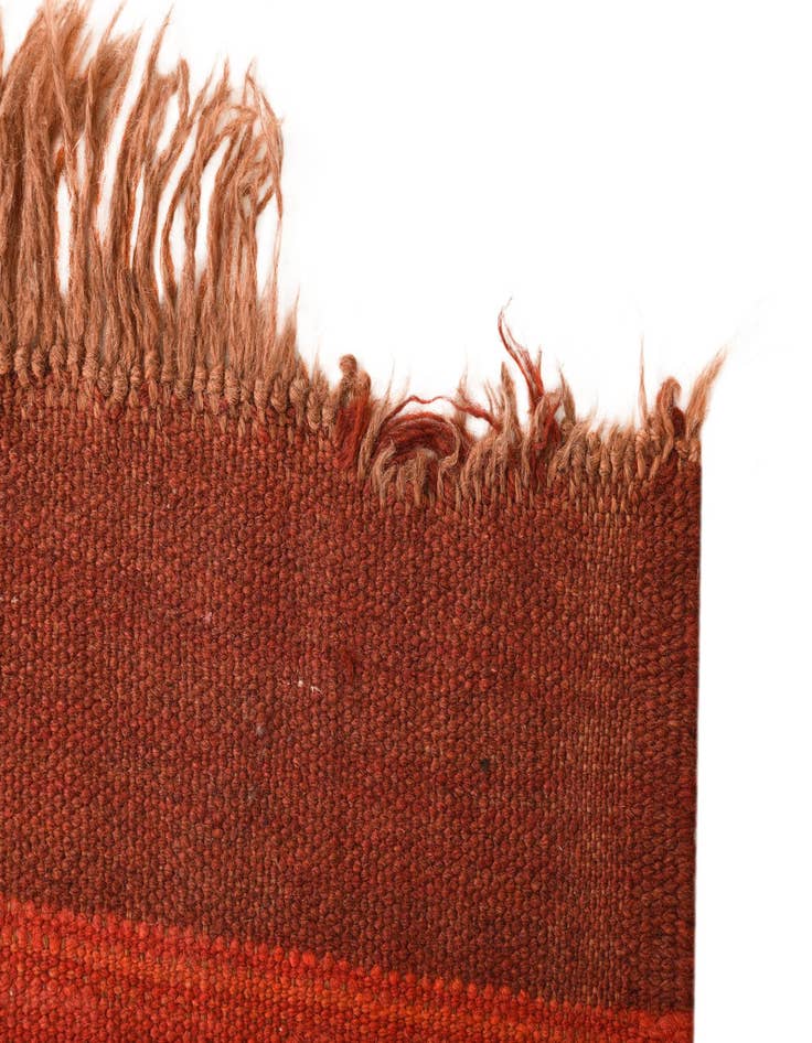 Detail image of  4' 5 x 14' 10  Hand Woven Kilim Fars Wool Runner Rug