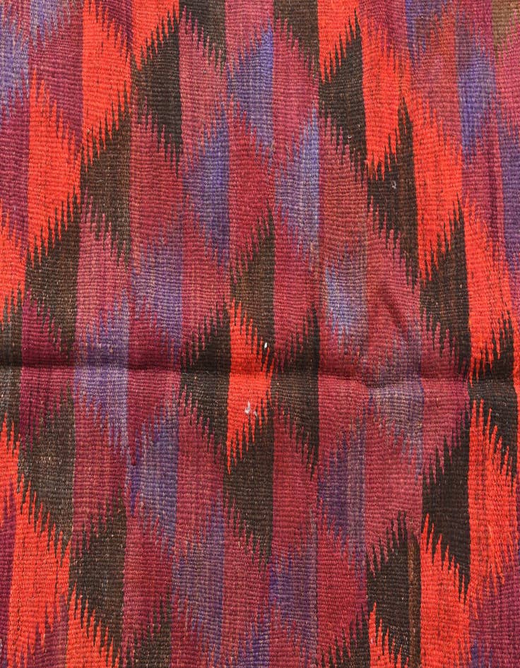 Detail image of  3' 9 x 10' 1  Hand Woven Kilim Modern Wool Runner Rug