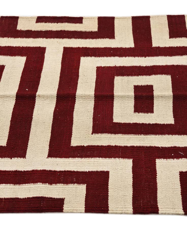 Detail image of  2' 7 x 9' 9  Hand Woven Kilim Modern Wool Runner Rug