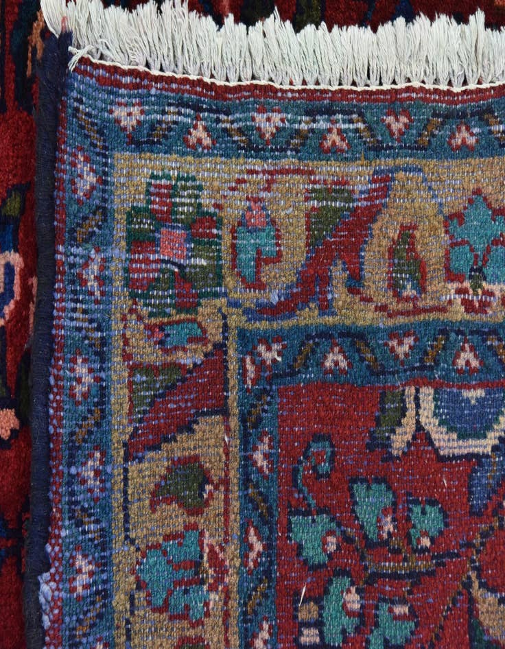 Detail image of  4' x 9' 5  Hand Knotted Liliyan Persian Wool Runner Rug