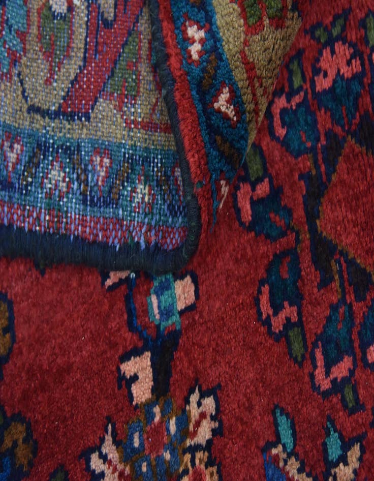 Detail image of  4' x 9' 5  Hand Knotted Liliyan Persian Wool Runner Rug