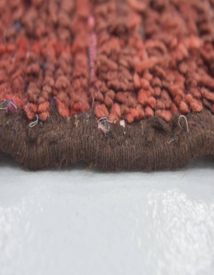 Detail image of  5' 7 x 10' 6  Hand Knotted Moroccan Wool Runner Rug