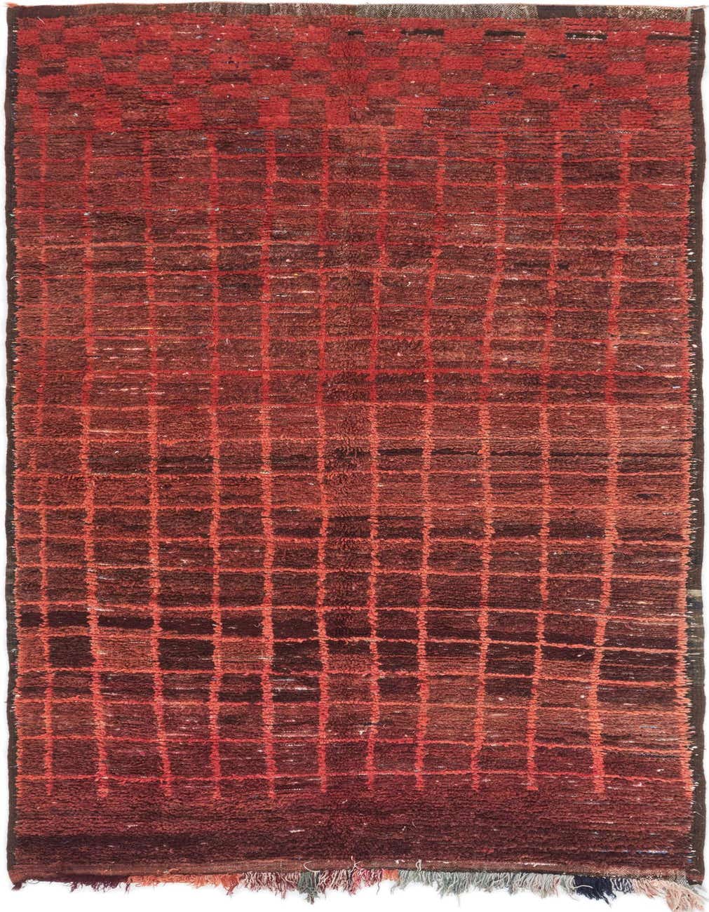 Primary image  5' 7 x 10' 6  Hand Knotted Moroccan Wool Runner Rug