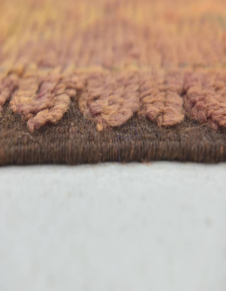 Detail image of  5' 10 x 10' 10  Hand Knotted Moroccan Wool Runner Rug