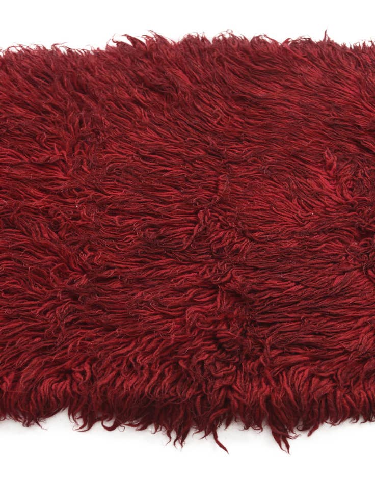 Detail image of  2' x 4' 5  Hand Knotted Moroccan Wool Runner Rug