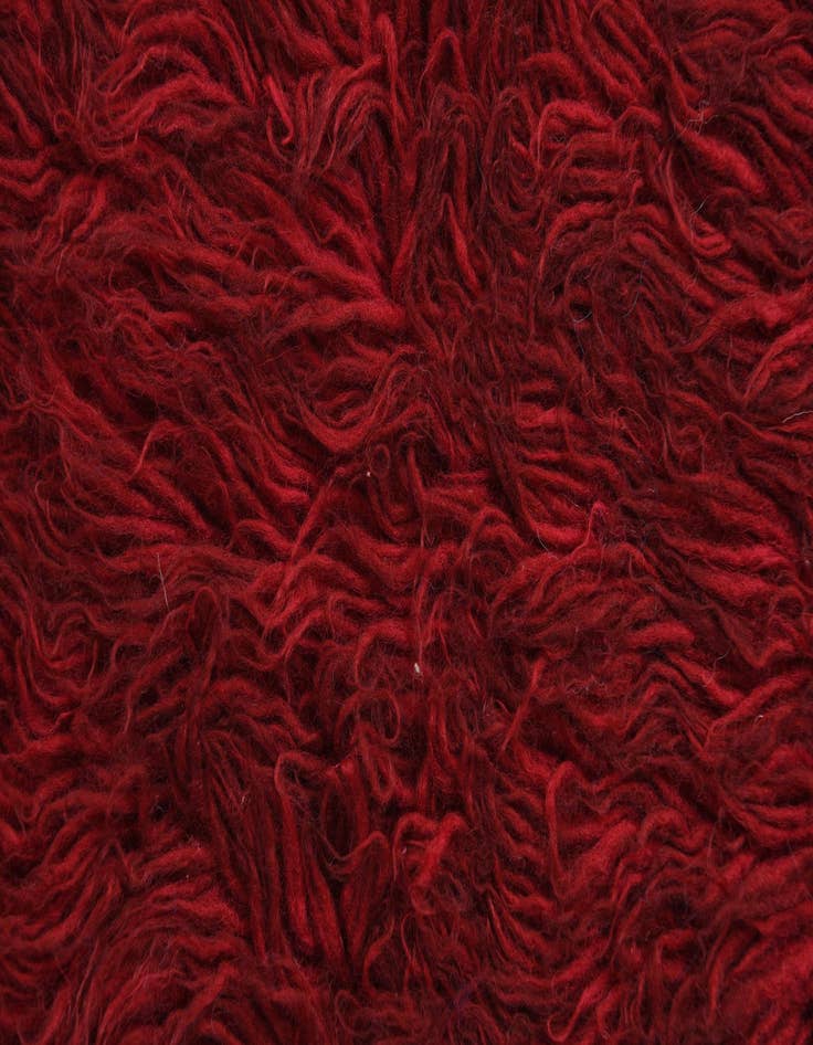 Detail image of  2' x 4' 5  Hand Knotted Moroccan Wool Runner Rug