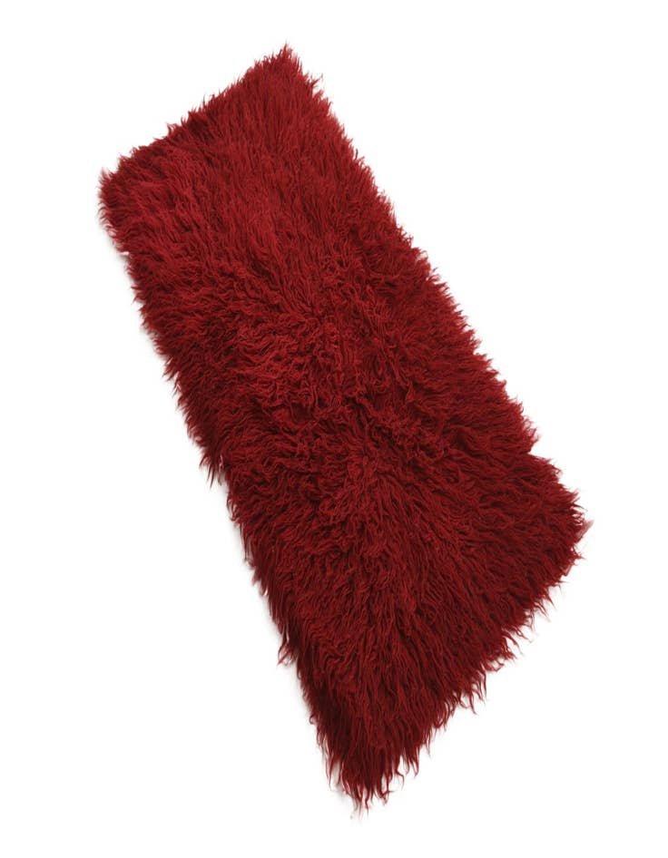 Detail image of  2' 1 x 3' 10  Hand Knotted Moroccan Wool Runner Rug