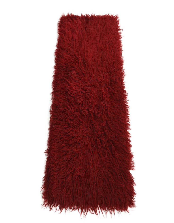 Detail image of  2' 1 x 3' 10  Hand Knotted Moroccan Wool Runner Rug