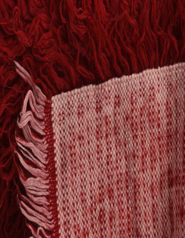 Detail image of  2' 1 x 3' 10  Hand Knotted Moroccan Wool Runner Rug