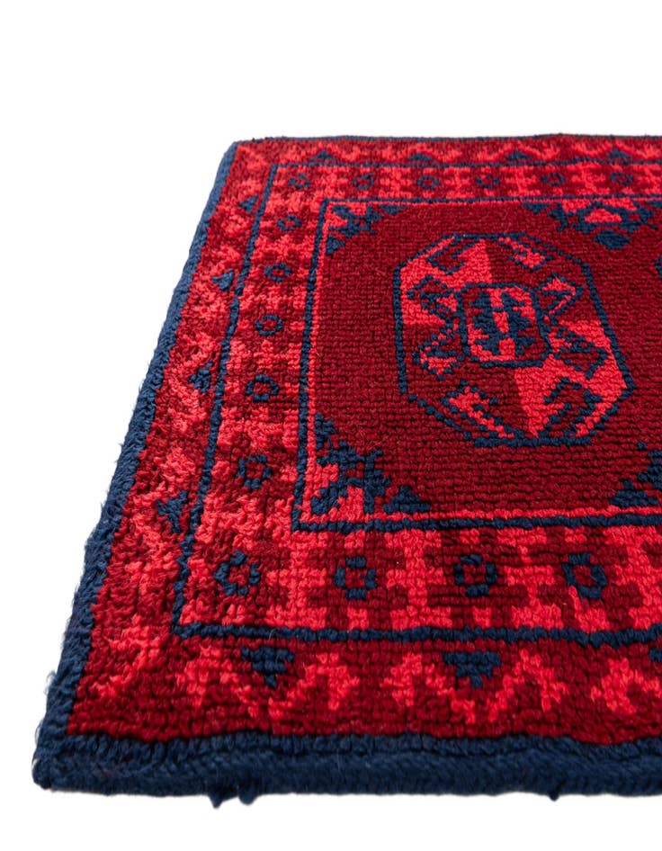 Detail image of  2' 7 x 11' 6  Hand Knotted Moroccan Wool Runner Rug