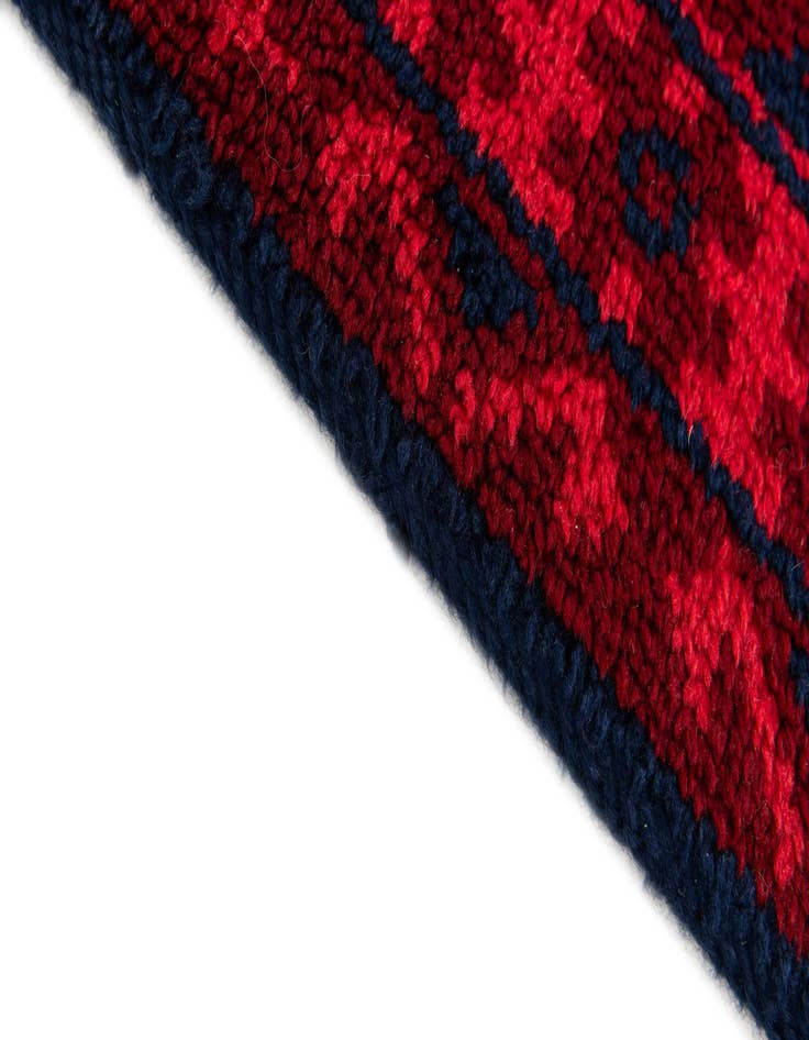 Detail image of  2' 7 x 11' 6  Hand Knotted Moroccan Wool Runner Rug