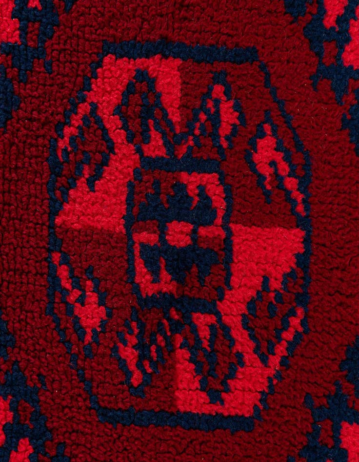 Detail image of  2' 7 x 11' 6  Hand Knotted Moroccan Wool Runner Rug