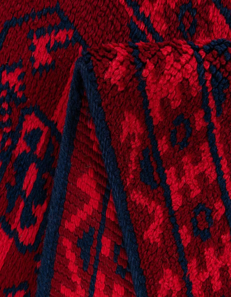 Detail image of  2' 7 x 11' 6  Hand Knotted Moroccan Wool Runner Rug