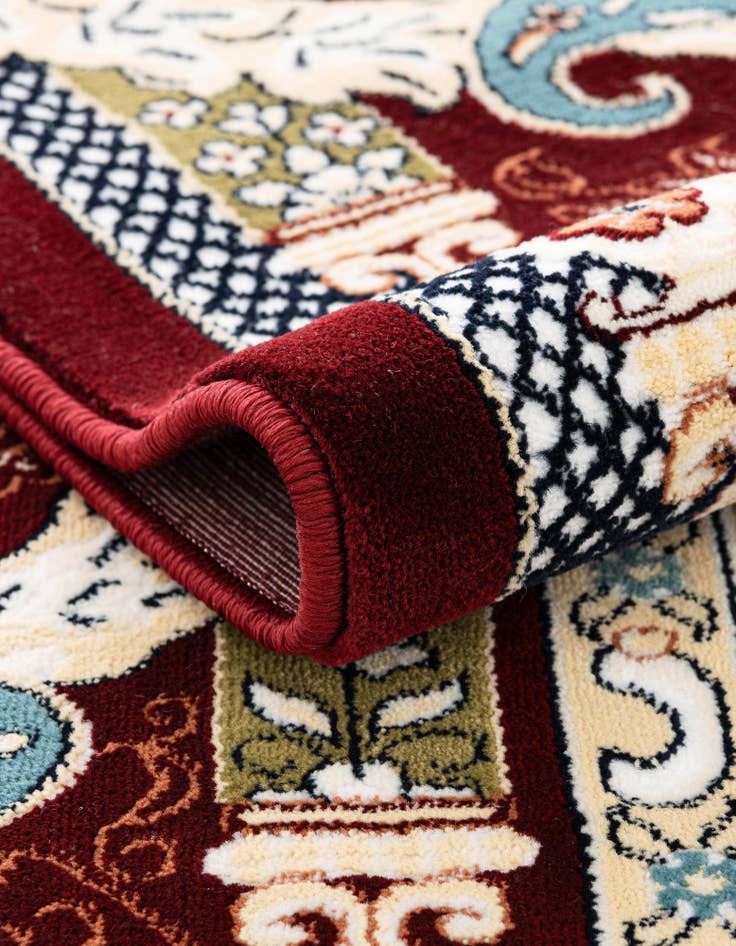 Detail image of  3' x 13' Nain Design Runner Rug