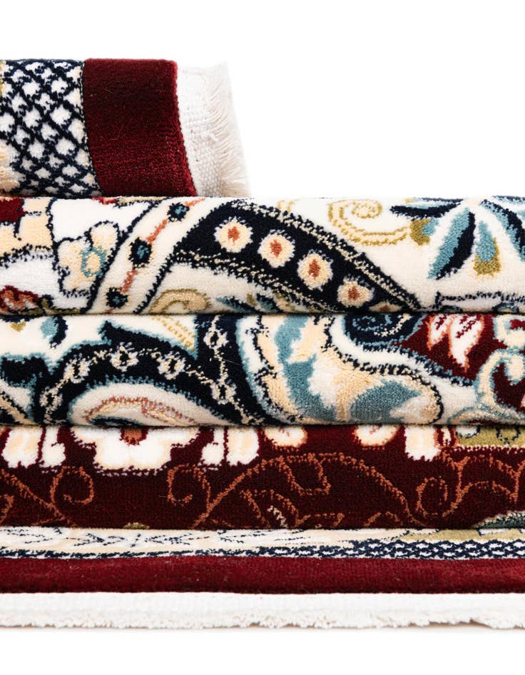 Detail image of  3' x 13' Nain Design Runner Rug