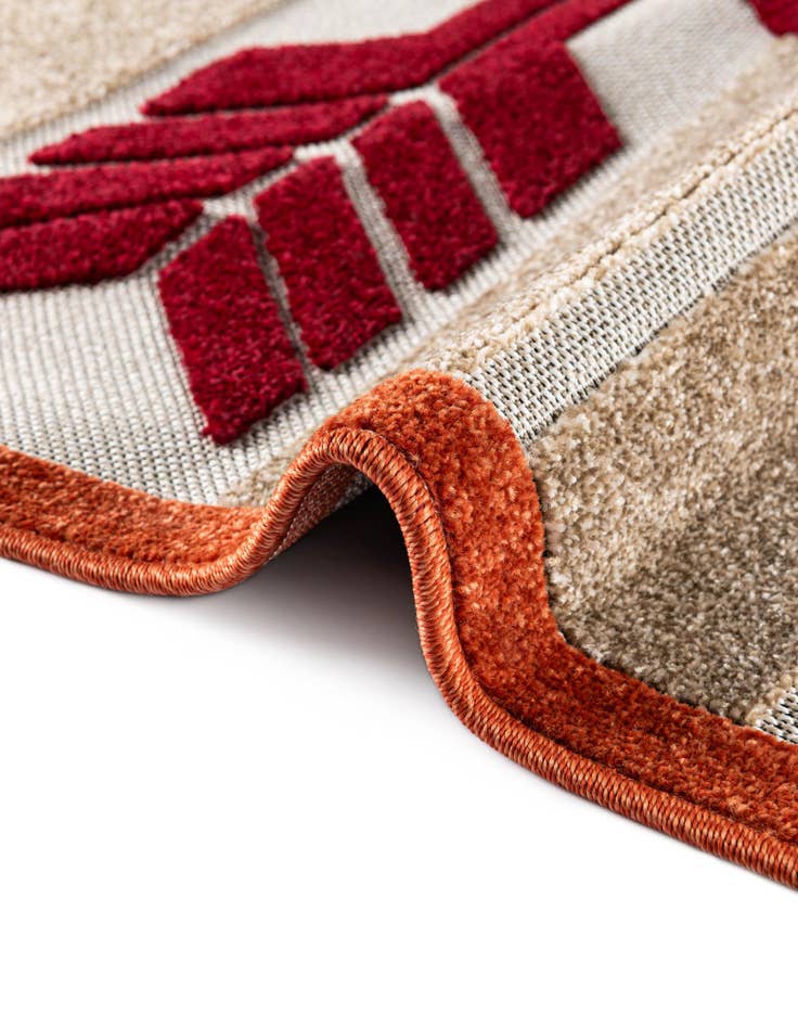 Detail image of  2' x 6'  Washable Modern Indoor / Outdoor Runner Rug