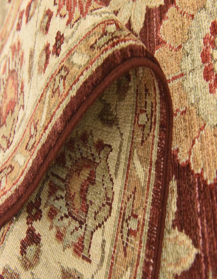Detail image of  3' 2 x 10' 7  Hand Knotted Peshawar Ziegler Runner Rug