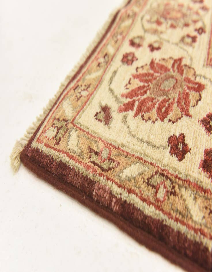 Detail image of  3' 2 x 10' 7  Hand Knotted Peshawar Ziegler Runner Rug