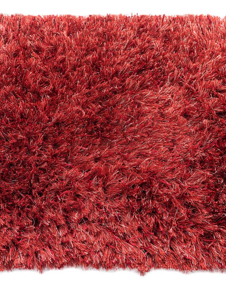 Detail image of  2' 5 x 4' 7  Hand Knotted Two-Tone Shag Oriental Runner Rug