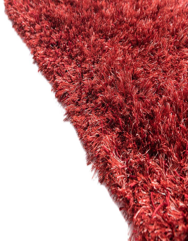 Detail image of  2' 5 x 4' 7  Hand Knotted Two-Tone Shag Oriental Runner Rug