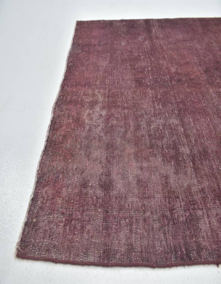 Detail image of  4' 4 x 7' 10  Hand Knotted Ultra Vintage Persian Wool Runner Rug