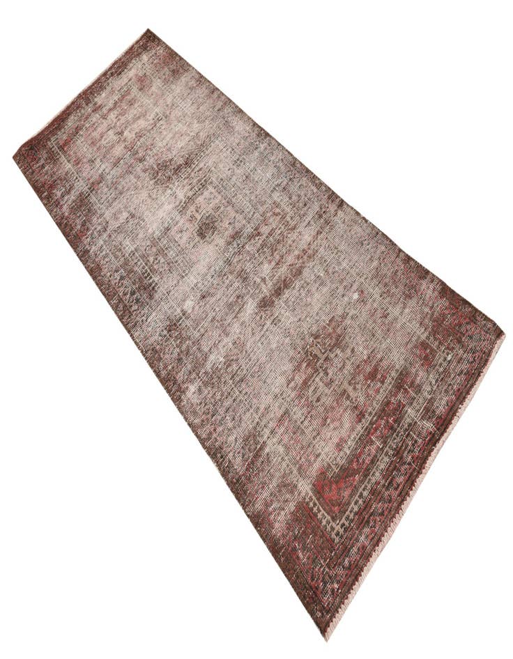 Detail image of  2' 4 x 6' 5  Hand Knotted Ultra Vintage Persian Wool Runner Rug