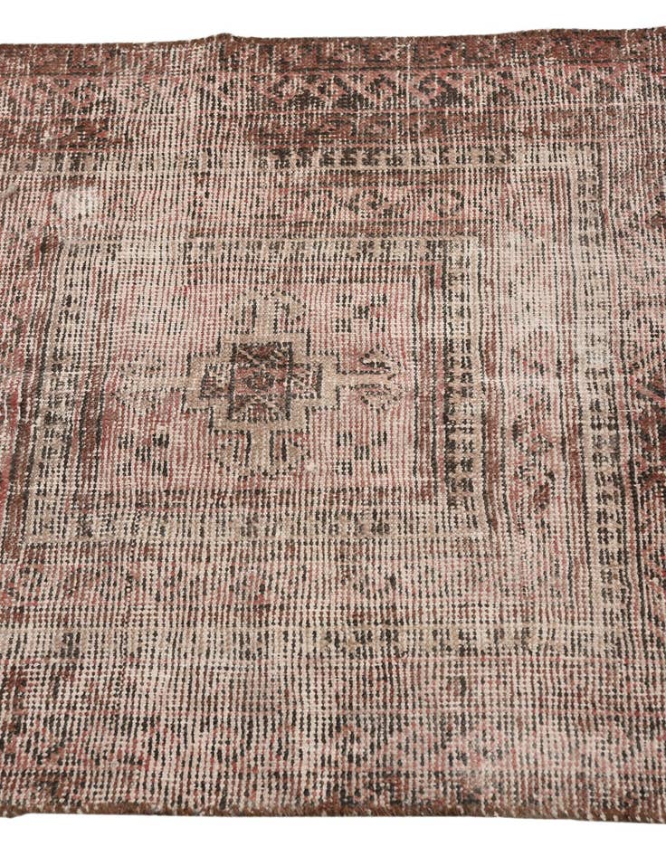 Detail image of  2' 4 x 6' 5  Hand Knotted Ultra Vintage Persian Wool Runner Rug