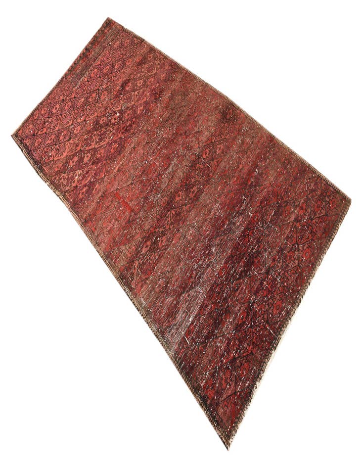 Detail image of  3' 1 x 6' 3  Hand Knotted Ultra Vintage Persian Wool Runner Rug