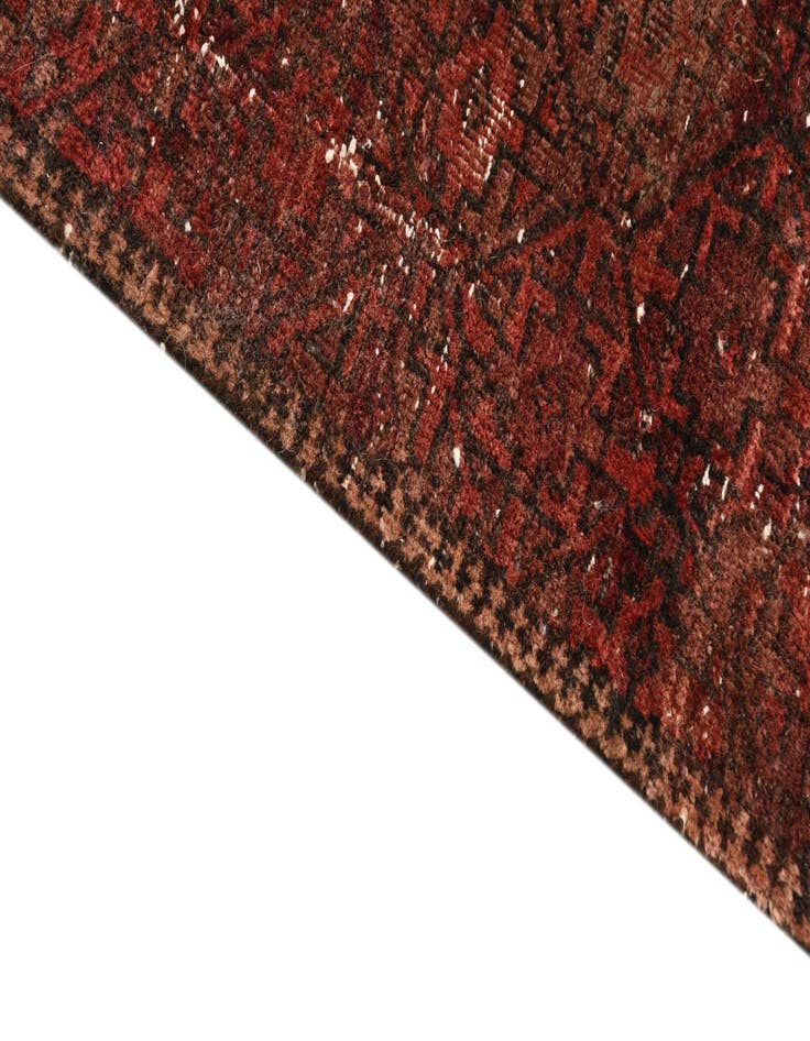 Detail image of  3' 1 x 6' 3  Hand Knotted Ultra Vintage Persian Wool Runner Rug