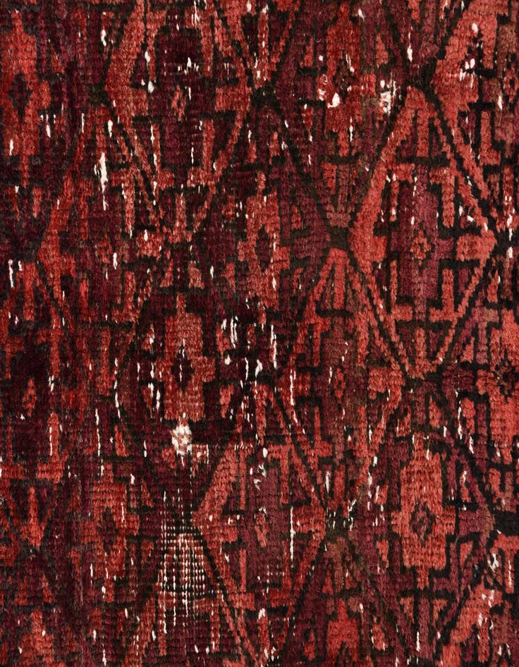 Detail image of  3' 1 x 6' 3  Hand Knotted Ultra Vintage Persian Wool Runner Rug