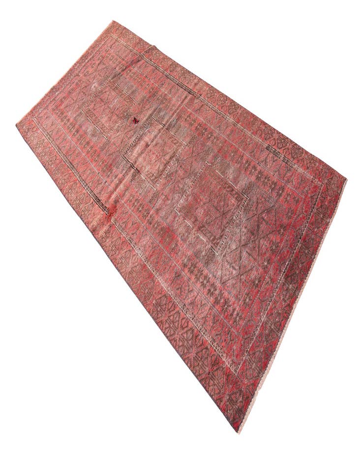 Detail image of  3' 3 x 6' 8  Hand Knotted Ultra Vintage Persian Wool Runner Rug