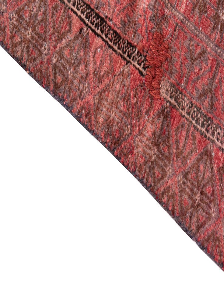 Detail image of  3' 3 x 6' 8  Hand Knotted Ultra Vintage Persian Wool Runner Rug