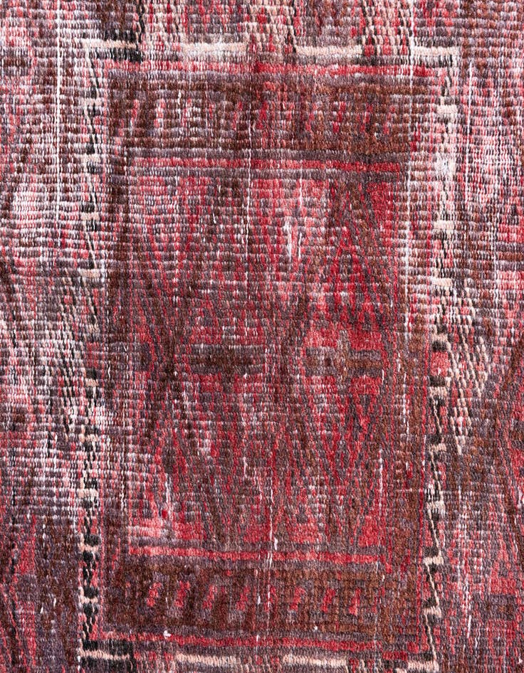 Detail image of  3' 3 x 6' 8  Hand Knotted Ultra Vintage Persian Wool Runner Rug