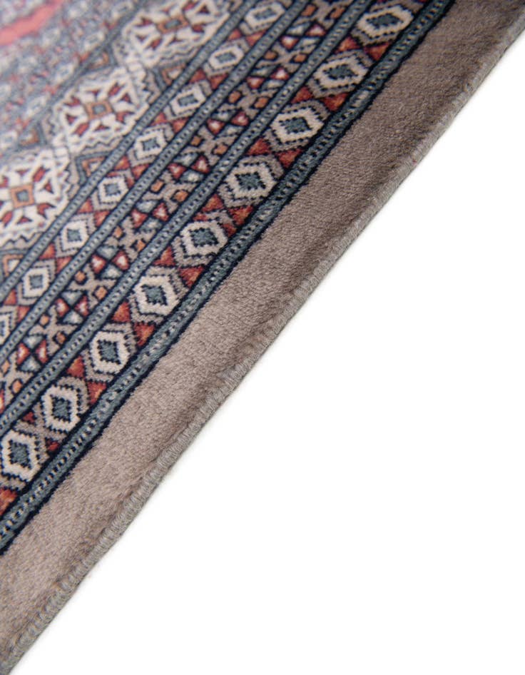 Detail image of  8' 4 x 8' 5  Hand Knotted Bokhara Oriental Wool Square Rug