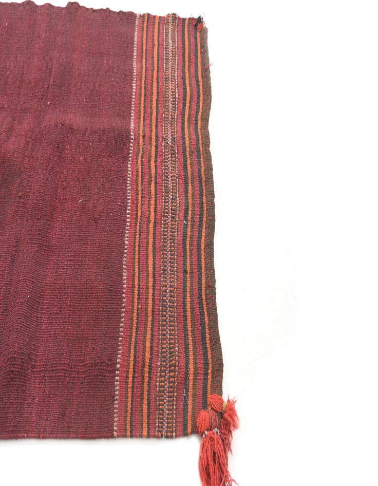 Detail image of  3' 4 x 3' 6  Hand Woven Kilim Afghan Wool Square Rug